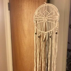 Handmade macrame boho wall art hoop wall hanging